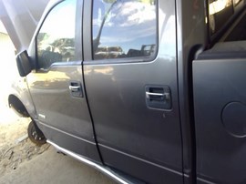 2013 FORD F-150, GRAY, CREW CAB, 3.5L, TURBO, AT, 4WD.   F26476
